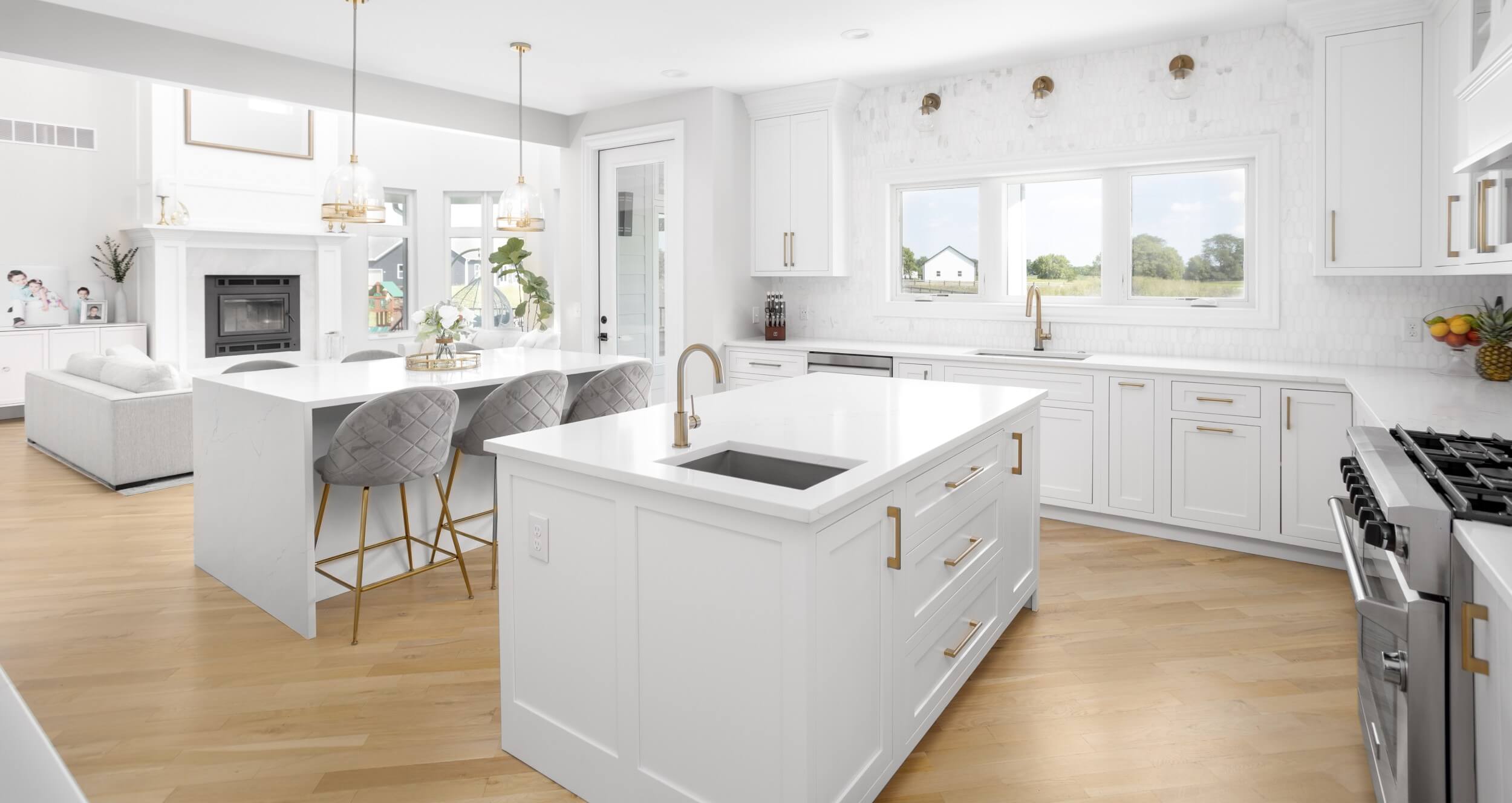 Bright Transitional Kitchen Kitchen Remodel in Plain City, OH by Nova Design Build project photo 2
